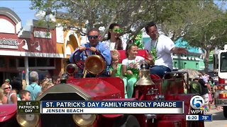 St. Patrick's Day family-friendly parade held in Jensen Beach