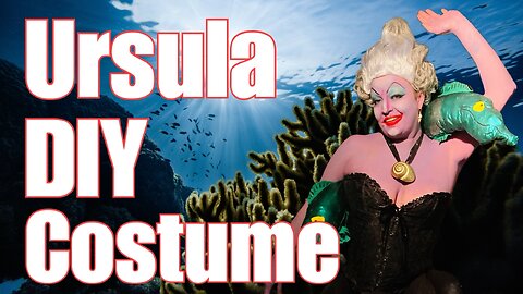 Ursula DIY costume and make up tutorial. This is Cal O'Ween!
