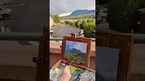 Storm Magic at Garden of the Gods #pace23 #oilpaint