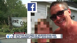 Doctor facing murder-for-hire charges accused of trying to have attorney suing him killed