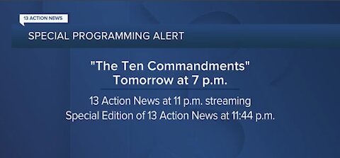 PROGRAMMING NOTE: ABC airing 'The Ten Commandments' this weekend
