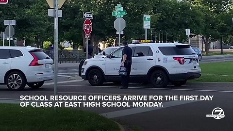 School resource officers arrive for first day at East High School