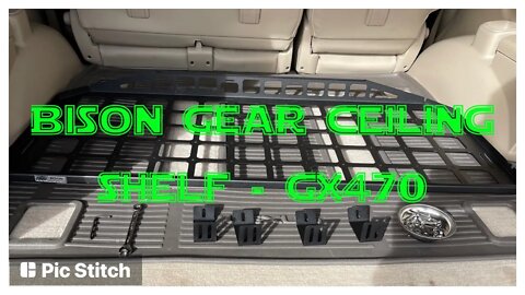 Bison Gear Ceiling Shelf [GX470/Prado 120]