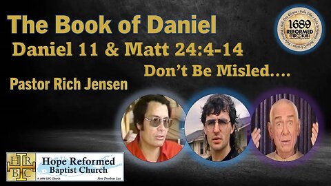 Daniel 11 & Matthew 24:4-14: Don't Be Misled