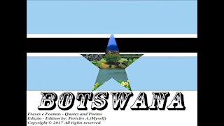 Bandeiras e fotos dos países do mundo: Botswana [Frases e Poemas]