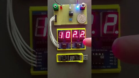 Programming #I2C addresses [one button interface]