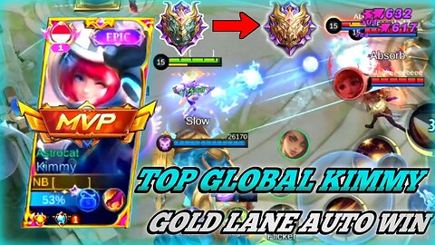 NEW SEASON TOP GLOBAL KIMMY INSANE DAMAGE EASY TO LEGEND OR MYTHIC | MOBILE LEGENDS | JMS GAMEPLAY