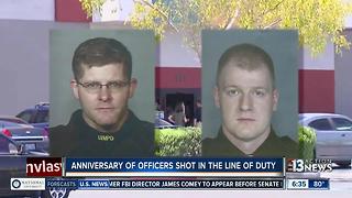 Anniversary of officers shot in the line of duty
