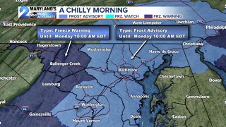 Frost Advisory in Effect