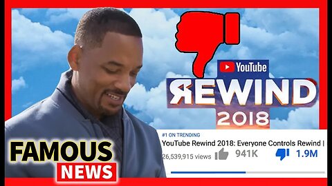 YouTube Rewind 2018 Dislike Button Explodes & YouTubers are PISSED | Famous News