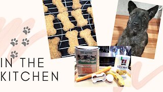🐕MAKING PUPPY TREATS - IN THE KITCHEN👩‍🍳