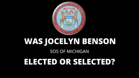 JOCELYN BENSON SEC OF STATE ELECTED OR SELECTED?