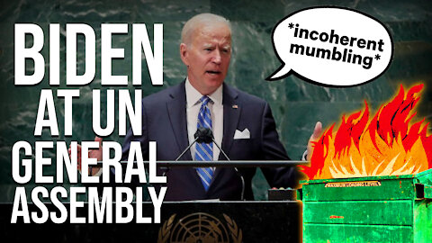 Biden at UN General Assembly | Daily Biden Dumpster Fire
