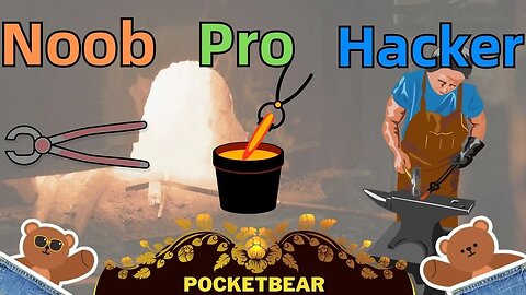 NOOB vs PRO vs HACKER - Sword Melter | @PocketBear470