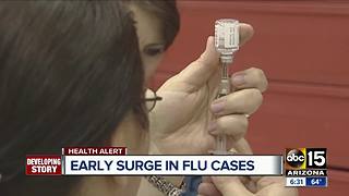 Arizona flu cases break seasonal record