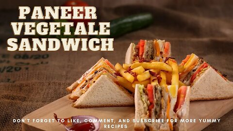 Grilled Vegetable & Paneer Tawa Sandwich Recipe | Perfect for Tea Time & Breakfast
