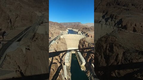 Another view of Hoover Dam from Mike O'Callaghan-Pat Tillman Memorial Bridge