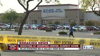 Witnesses discuss officer involved shooting at Ross in shopping center on Blue Diamond and Valley View