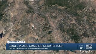 One killed, two taken to hospital after a plane crash southwest of Payson