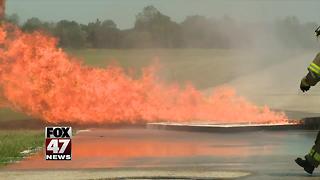 Lansing airport holds emergency training