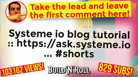 Systeme io blog tutorial :: https://ask.systeme.io ... #shorts