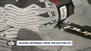 Local 'Socks 4 Soldiers' program helps veterans from the bottom up