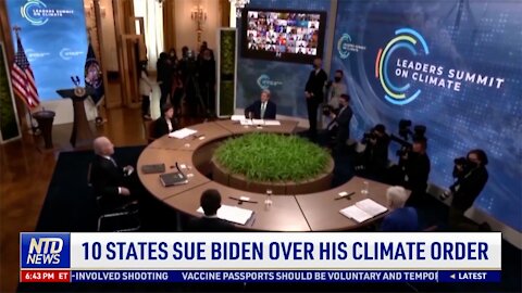 10 States Sue Biden; Biden's 1st Foreign Trip Announced
