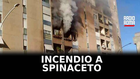 Incendio in appartamento a Spinaceto, 4 gravi in ospedale