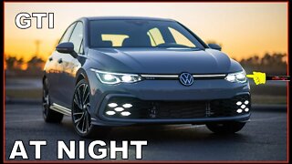 AT NIGHT: 2022 VW GTI - Interior & Exterior Lighting Overview Volkswagen Golf
