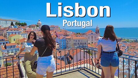 Lisbon, Portugal Walking Tour, 2021 - 4K Ultra HD