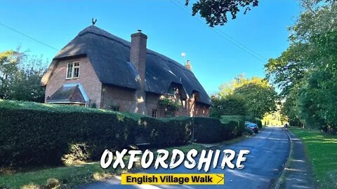 Pretty Oxfordshire Village Walk & English Countryside Views || Kingstone Lisle