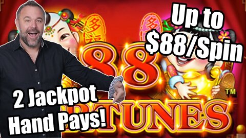 88 Fortunes $88/Spin Bonus Round! 2 Jackpot Hand Pays! Potawatomi Hotel & Casino