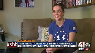 Former gymnast fired after social media post