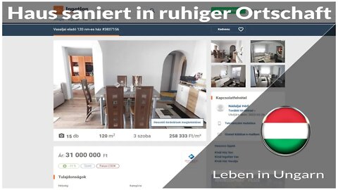 Haus saniert in ruhiger Ortschaft - Leben in Ungarn