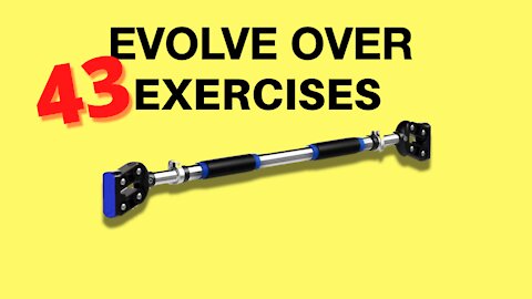 43 Evolve Over Pull Up Bar Exercises (BEST Doorway Pull Up Bar)