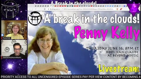 Penny Kelly - When The Break In The Clouds Is Coming w/ Jean-Claude@BeyondMystic