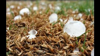 Violenta tempestade de granizo na Carolina do Norte