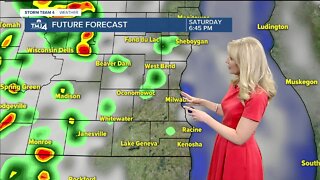 Partly cloudy, hot start to the weekend