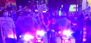 Protesters take to downtown Las Vegas after Breonna Taylor grand jury decision