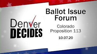 Denver Decides forum: Proposition 113 — National Popular Vote