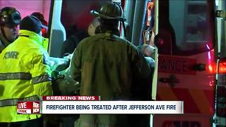 Firefighter injured in Buffalo fire
