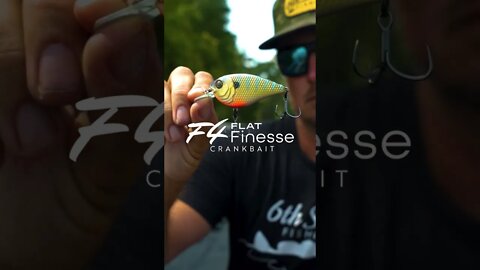 KEY FEATURES of the ALL-NEW Flat Finesse F4 Crankbait
