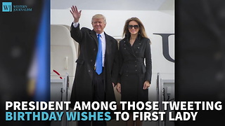 President Among Those Tweeting Birthday Wishes To First Lady