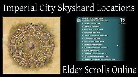 Imperial City DLC Skyshard Locations [Elder Scrolls Online] ESO
