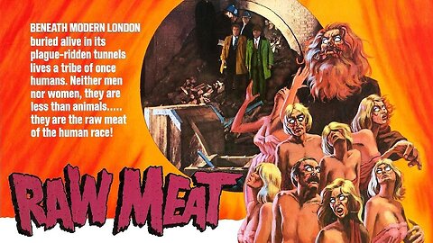 RAW MEAT 1972 (aka DEATH LINE) Before CHUD Was This Film of Subway Cannibals UNCUT FULL MOVIE HD & W/S