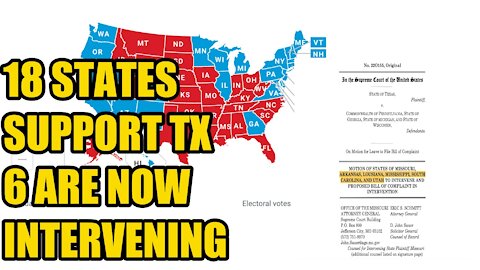 18 States Support 6 Join Texas In Election Lawsuit