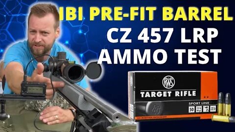 CZ457 lrp new IbI olympic barrel shooting RWS target rifle - first rounds down the pipe
