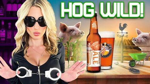🐖 Whole Hog Next Level Brews Pumpkin Ale Craft Beer Review with @The Allie Rae