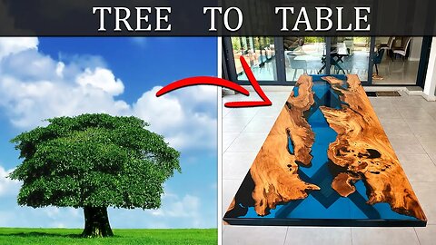 Tree to $40000 Epoxy Table (uncut)