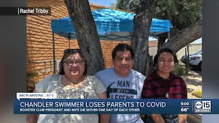 Chandler swimmer loses both parents to COVID-19